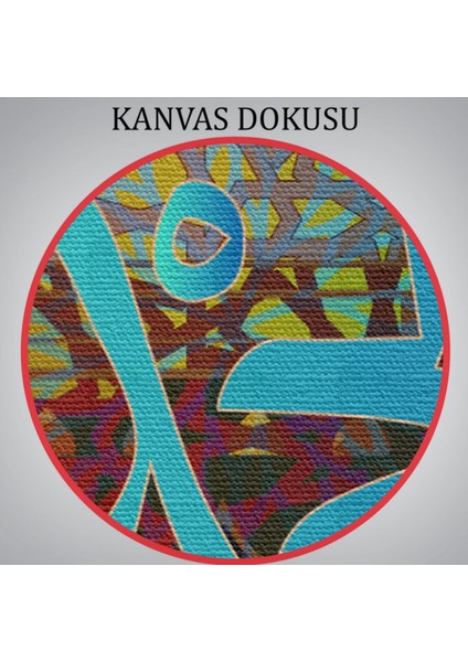Elhamdülillah, Yazılı Hat Sanatı Dekoratif Kanvas Tablo, Duvar Dekoru 3280