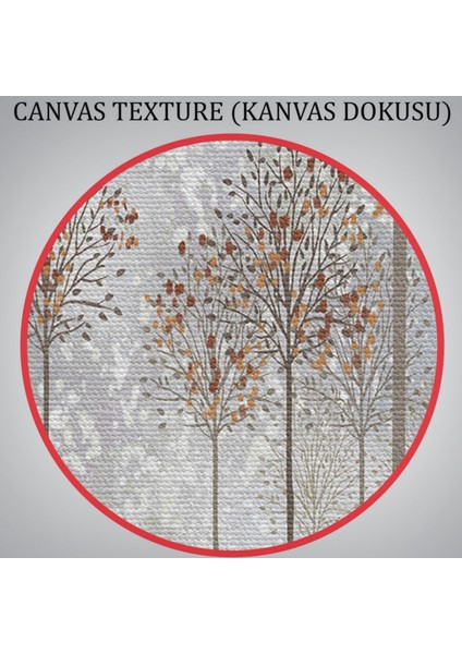 Ormanda Geyikler Dekoratif Kanvas Tablo, Duvar Dekoru 3682