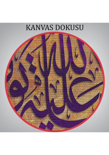 Başarım Allah’ın Yardımıyladır O’na Tevekkül Eder Ona Yönelirim, Hat Dekoratif Kanvas Tablo 3361