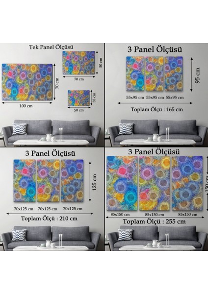 Soyut Çalışma Modern Sanat Dekoratif Kanvas Tablo, Duvar Dekoru 3595 fırsatları