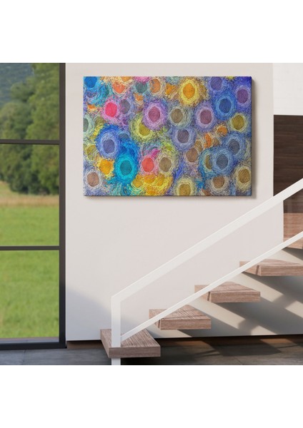 Soyut Çalışma Modern Sanat Dekoratif Kanvas Tablo, Duvar Dekoru 3595 indirimleri