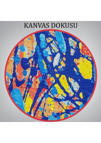 Yağlıboya Görünüm Soyut Çalışma Dekoratif Kanvas Tablo, Duvar Dekoru 3549