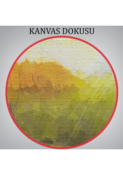 Yağlıboya Görünüm Ayçiçek Tarlası Dekoratif Kanvas Tablo, Duvar Dekoru 3445