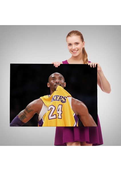 Kobe Bryant ve Basketbol Dekoratif Kanvas Tablo, Duvar Dekoru 5140
