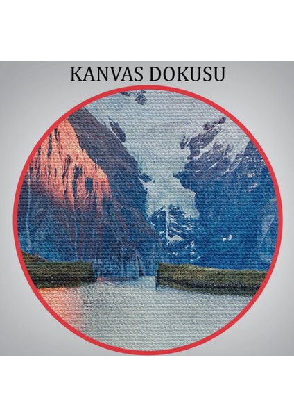 Isviçre Alpleri ve Bachalpsee Gölü Dekoratif Kanvas Tablo, Duvar Dekoru 3624