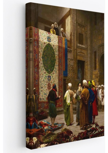 Halı Tüccarı Eseri Osman Hamdi Bey Dekoratif Kanvas Tablo, Duvar Dekoru 5123