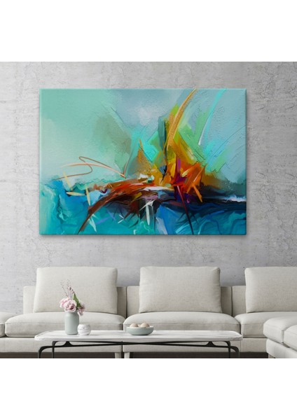 Yağlıboya Görünüm Soyut Çalışma Çağdaş Sanat Dekoratif Kanvas Tablo, Duvar Dekoru 3614 fiyatları