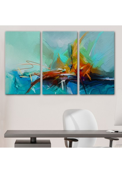 Yağlıboya Görünüm Soyut Çalışma Çağdaş Sanat Dekoratif Kanvas Tablo, Duvar Dekoru 3614 modelleri