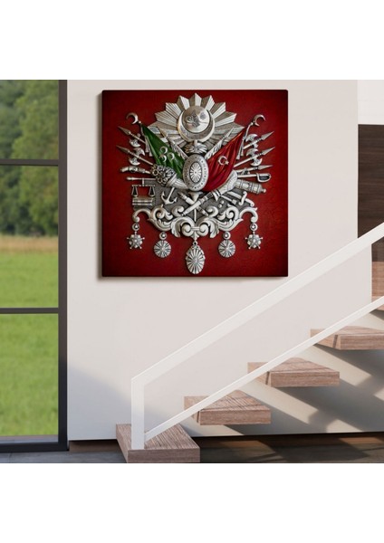 Osmanlı Tuğrası Ottoman Sign Dekoratif Kanvas Tablo, Duvar Dekoru 5885 indirimleri