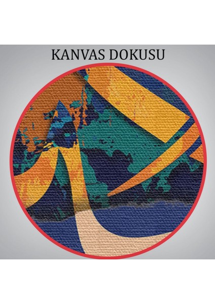 Allah En Büyüktür Yazılı Hat Sanatı Dekoratif Kanvas Tablo, Duvar Dekoru 3329