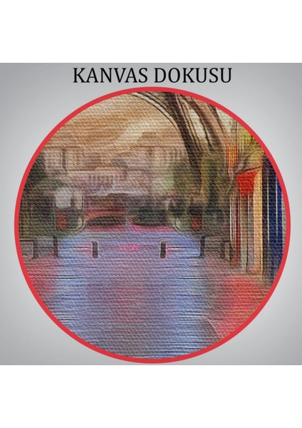 Yağlıboya Görünüm Eyfel Kulesi ve Kadın Dekoratif Kanvas Tablo, Duvar Dekoru 5950