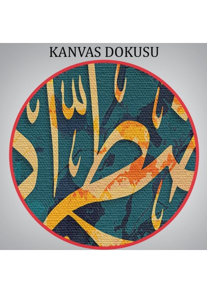 Allah Dan Başka Bir Tanrımı Var Ne Kadar Az Düşünüyorsunuz? Dekoratif Kanvas Tablo 3322