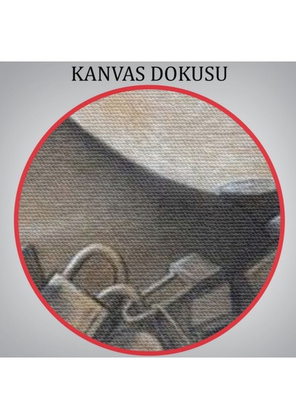 Kadın Kilitler Içinde Dekoratif Kanvas Tablo, Duvar Dekoru 6067