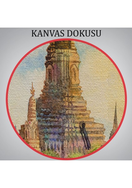 Tayland Bangkok Wat Arun Tapınağı Dekoratif Kanvas Tablo, Duvar Dekoru 3622