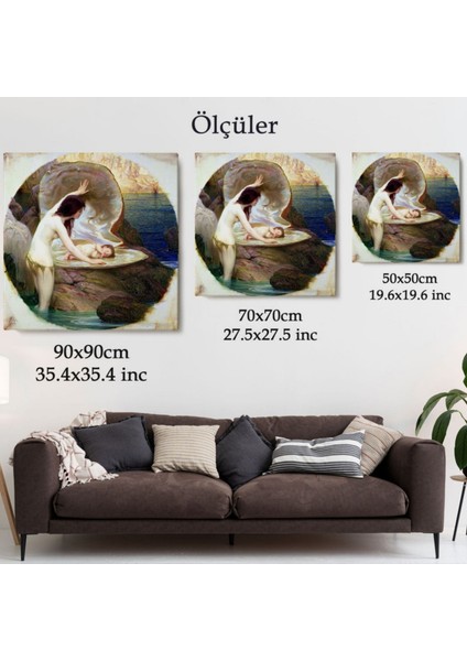 Hz Isa ve Hz Meryem Dekoratif Kanvas Tablo, Duvar Dekoru 5869 fırsatları