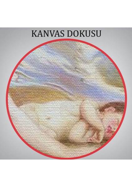 Hz Isa ve Hz Meryem Dekoratif Kanvas Tablo, Duvar Dekoru 5869