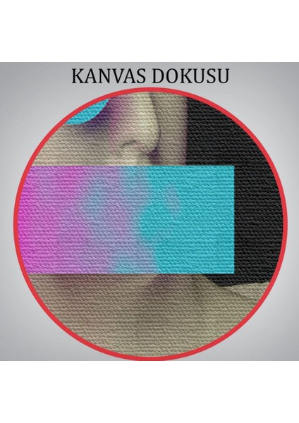 Çağdaş Sanat Vaporwave Tarz Dekoratif Kanvas Tablo, Duvar Dekoru 5100