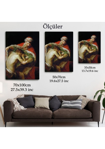 Savurgan Oğulun Dönüşü Dekoratif Kanvas Tablo, Duvar Dekoru 6475 modelleri