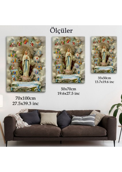 Hristiyanlık ve Doğum Dekoratif Kanvas Tablo, Duvar Dekoru 6125 fırsatları
