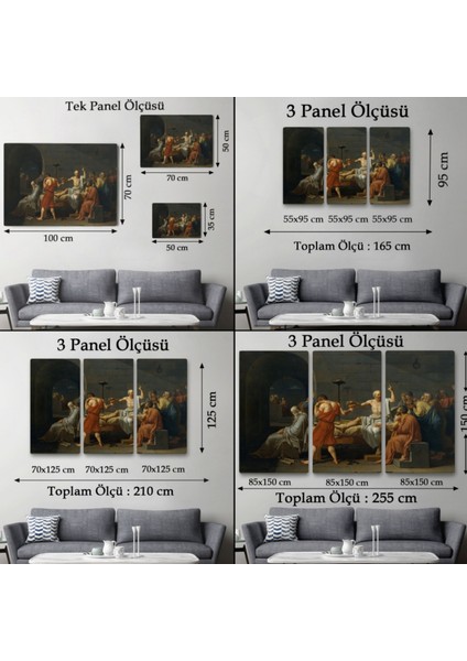 Leonardo Da Vinci Son Akşam Yemeği Eseri Dekoratif Kanvas Tablo, Duvar Dekoru 5057 fırsatları