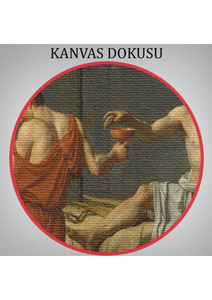 Leonardo Da Vinci Son Akşam Yemeği Eseri Dekoratif Kanvas Tablo, Duvar Dekoru 5057
