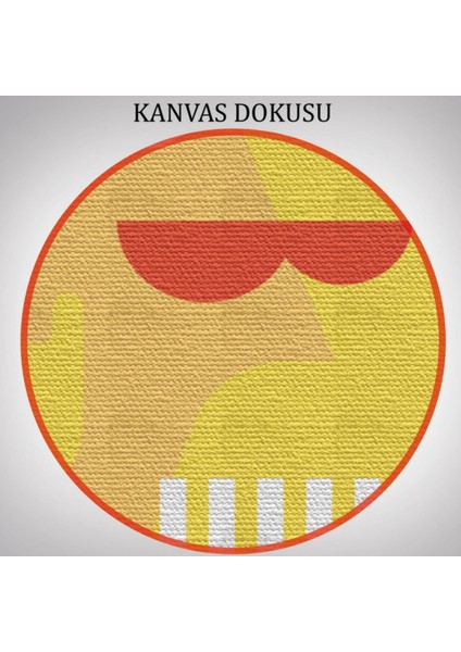 Ikonik Karakterler Soyut Temalı 3'lü Set Dekoratif Kanvas Tablo, Duvar Dekoru EN112 fırsatları