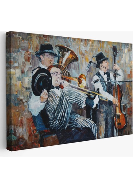 Orkestra ve Müzik Dekoratif Kanvas Tablo, Duvar Dekoru 3743