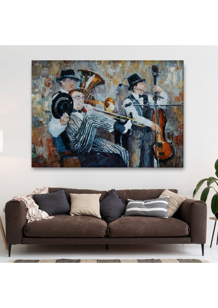 Orkestra ve Müzik Dekoratif Kanvas Tablo, Duvar Dekoru 3743 fiyatları