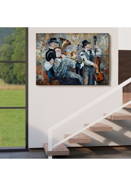 Orkestra ve Müzik Dekoratif Kanvas Tablo, Duvar Dekoru 3743 indirimleri