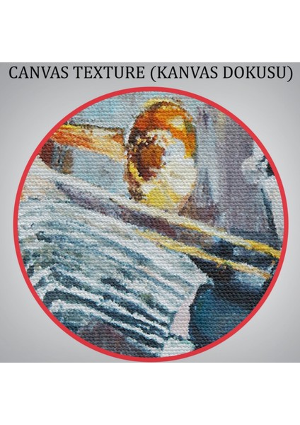 Orkestra ve Müzik Dekoratif Kanvas Tablo, Duvar Dekoru 3743