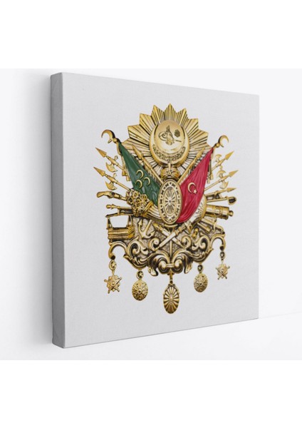 Osmanlı Tuğrası Ottoman Sign Dekoratif Kanvas Tablo, Duvar Dekoru 5805