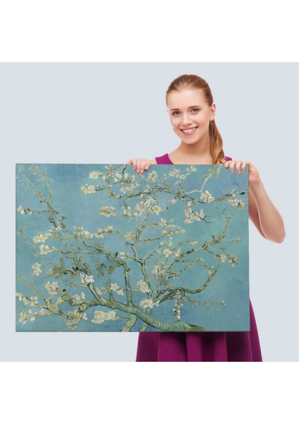 Badem Ağacı Eseri Blossoming Almond Tree Van Gogh Dekoratif Kanvas Tablo, Duvar Dekoru 5164