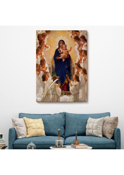 Hz Meryem ve Hz Isa Jesus Christ Dekoratif Kanvas Tablo, Duvar Dekoru 6450 fiyatları