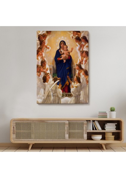 Hz Meryem ve Hz Isa Jesus Christ Dekoratif Kanvas Tablo, Duvar Dekoru 6450 indirimleri
