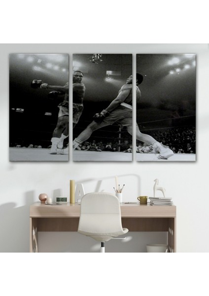 Muhammed Ali-Joe Frazier Motivasyon Dekoratif Kanvas Tablo, Duvar Dekoru 5089 modelleri