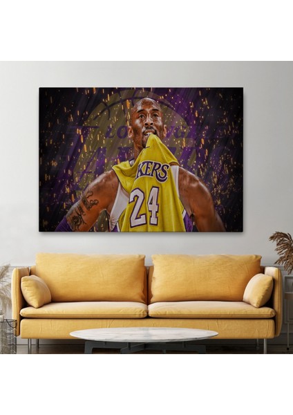 Kobe Bryant Black Mamba Lakers'ta Dekoratif Kanvas Tablo, Duvar Dekoru 5151 fiyatları