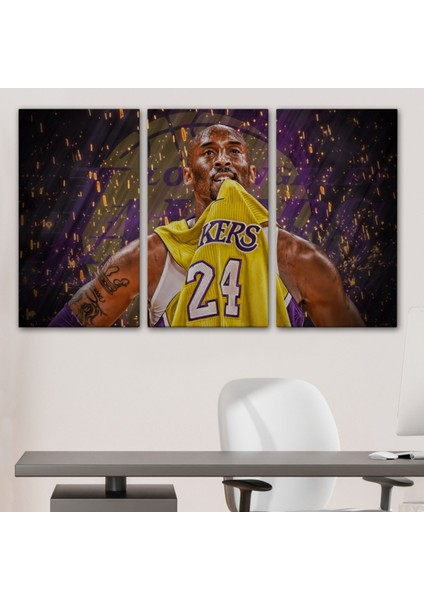 Kobe Bryant Black Mamba Lakers'ta Dekoratif Kanvas Tablo, Duvar Dekoru 5151 modelleri