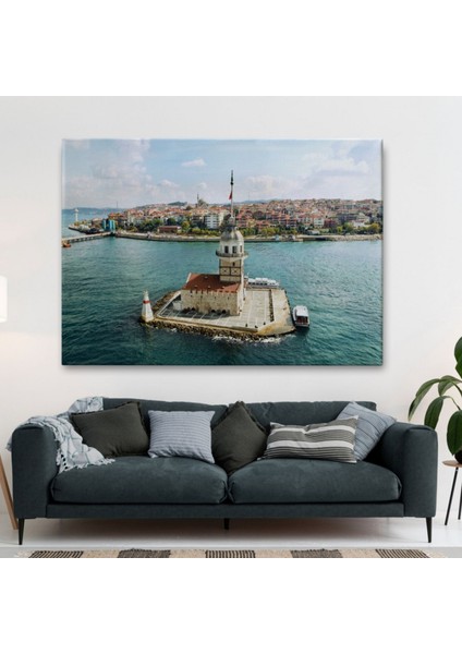Üsküdar ve Kız Kulesi Dekoratif Kanvas Tablo, Duvar Dekoru 6509 fiyatları