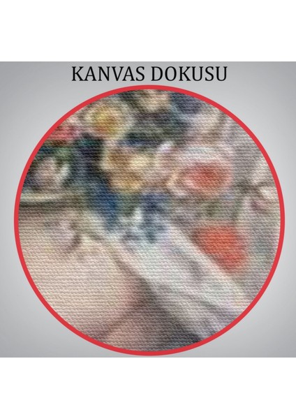 Küçük Melekler Annesi ile Dekoratif Kanvas Tablo, Duvar Dekoru 6395