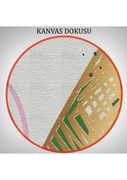 Soyut Sürreal Şekiller Temalı 3'lü Set Dekoratif Kanvas Tablo, Duvar Dekoru ER116 fırsatları
