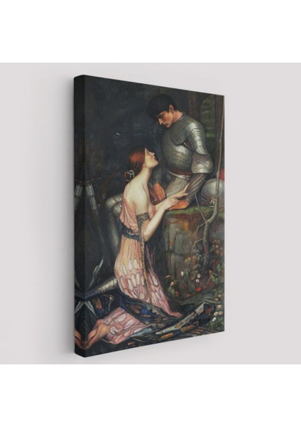 Lamia ve Şövalyesi Orenco Kanaviçe William Waterhouse Dekoratif Kanvas Tablo 6263