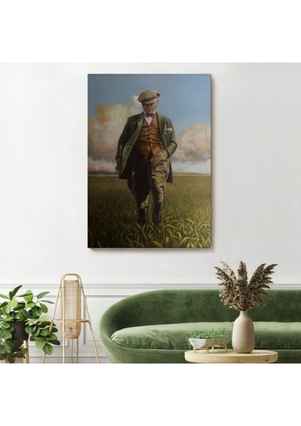 Mustafa Kemal Atatürk Tarlada Dekoratif Kanvas Tablo, Duvar Dekoru 6132 fiyatları