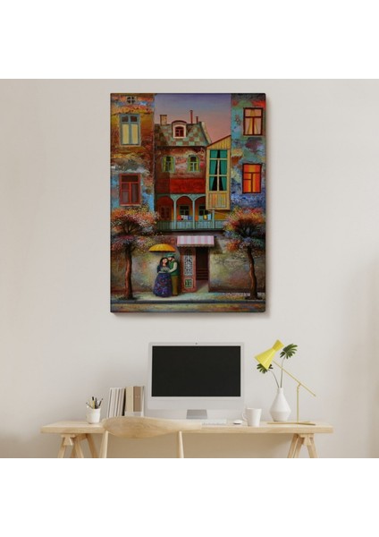 Birbirine Aşık Çift Dekoratif Kanvas Tablo, Duvar Dekoru 6046 modelleri