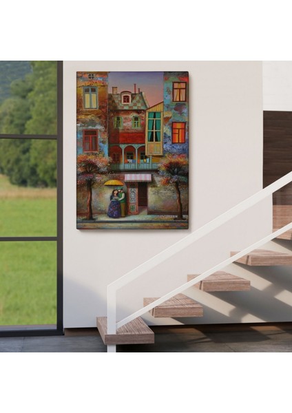 Birbirine Aşık Çift Dekoratif Kanvas Tablo, Duvar Dekoru 6046 indirimleri