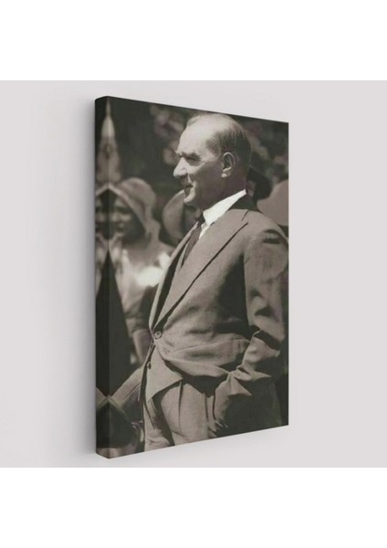 Mustafa Kemal Atatürk Dekoratif Kanvas Tablo, Duvar Dekoru 6068