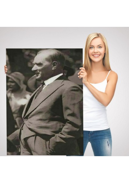 Mustafa Kemal Atatürk Dekoratif Kanvas Tablo, Duvar Dekoru 6068