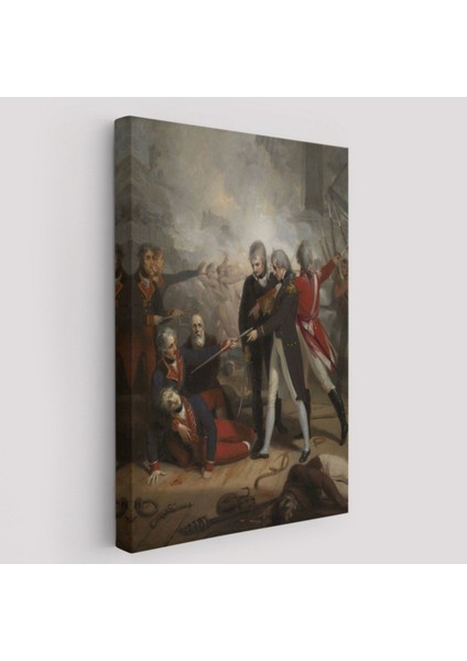 San Nicolas'ın St Vincent'ta Teslim Olması Dekoratif Kanvas Tablo, Duvar Dekoru 6277