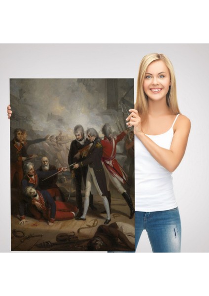 San Nicolas'ın St Vincent'ta Teslim Olması Dekoratif Kanvas Tablo, Duvar Dekoru 6277