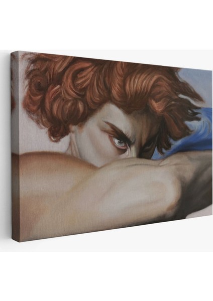 Fallen Angel's Eyes Düşmüş Meleğin Gözyaşları Cabanel Dekoratif Kanvas Tablo 5384