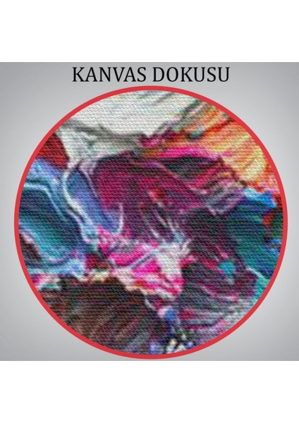 Yağlıboya Görünüm Erkek Portresi Soyut Dekoratif Kanvas Tablo, Duvar Dekoru 6320